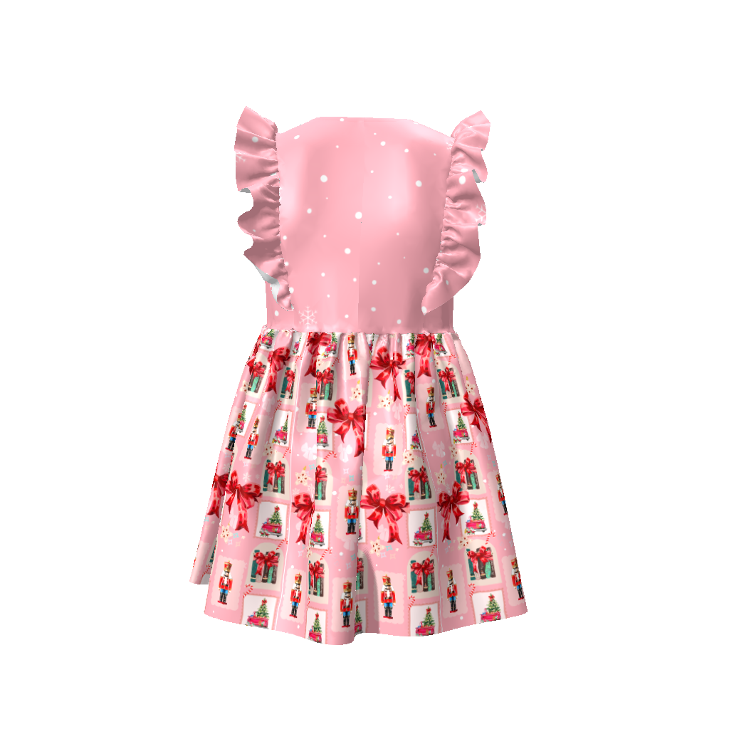 Xmas | Kids Ruffle Dress